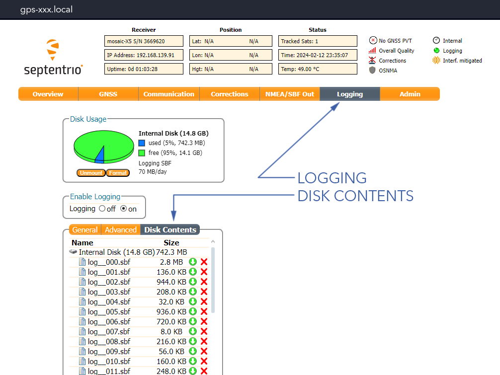 GPS Logs