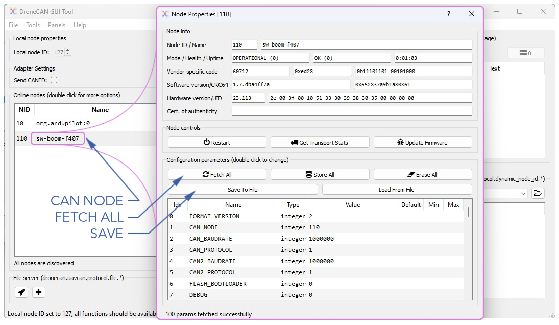 AP Periph Parameters