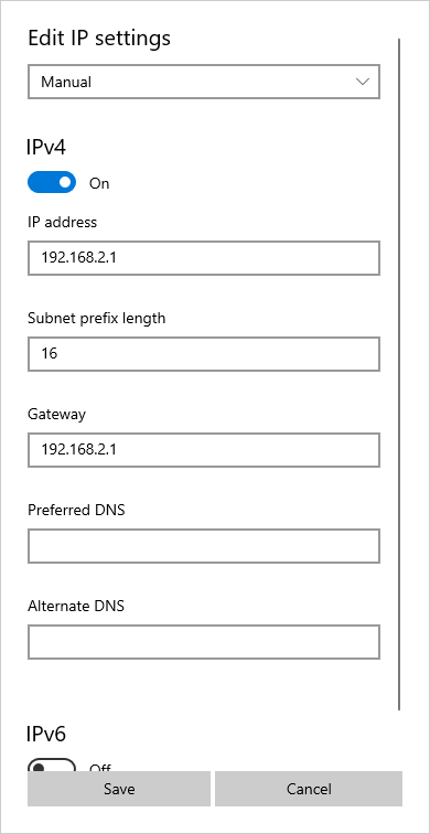 Network Settings